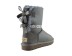 Женские угги с бантиками Bailey Bow Metallic Gray