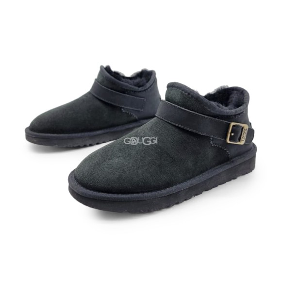 Женские ультра мини угги Ugg Ultra Mini Strap Black