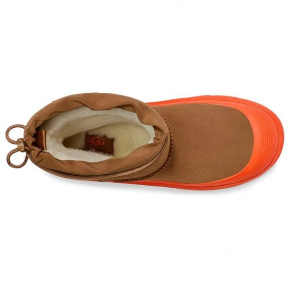 Мужские мини угги с галошами Ugg Mens Classic Mini Weather Hybrid Orange