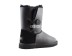 Женские угги с пуговицей Bailey Button Metallic Black