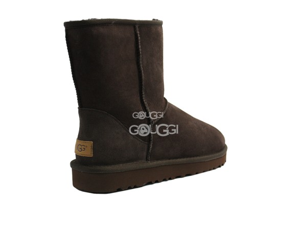 Мужские короткие угги Men Classic Short Chocolate