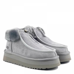 Ugg Funkette Platform Boots Grey-Violet