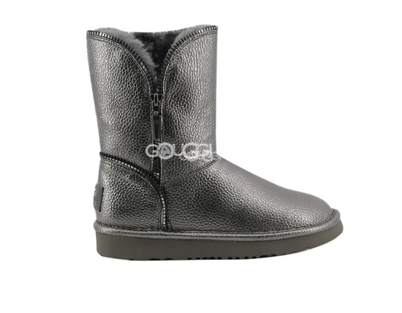 Женские угги Jimmy Choo Granular Skin Grey 