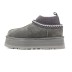 Женские угги на платформе Ugg Tazz Knit Grey