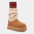 Женские угги Ugg Classic Sweater Letter Chestnut