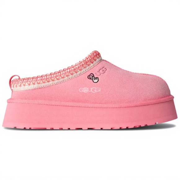 Женские слипоны на платформе Tazz Pink Love