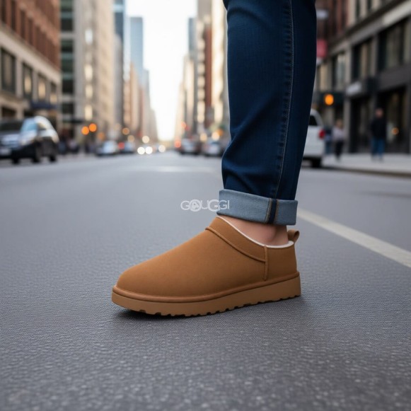 Женские слипоны Ugg Classic Micro Chestnut