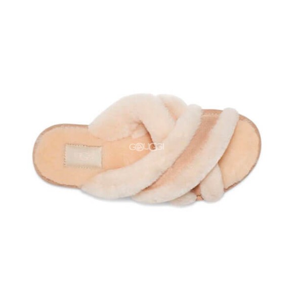 Женские тапочки Ugg Slippers Scuffita Sand