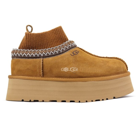 Женские слипоны Tazz Knit Chestnut