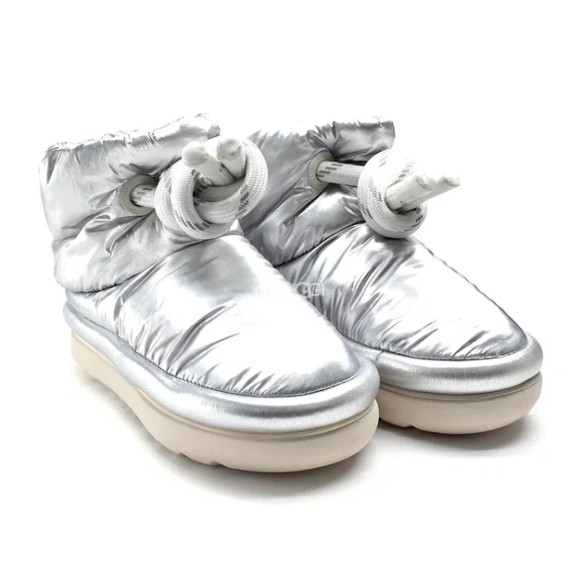 Женские короткие угги Ugg Classic Maxi Short Silver