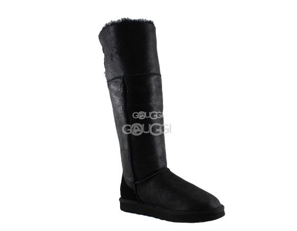 Женские высокие угги Classic Tall Metallic Skillful Wrestling Black