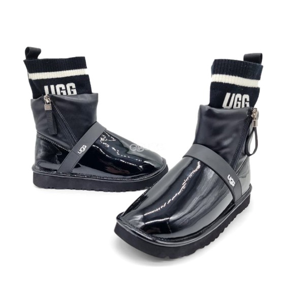 Женские угги на молнии Ugg Clear Bling Bling Black