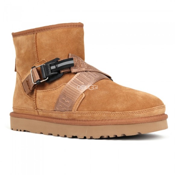 Мужские мини угги Classic Mini Quickclick Boot - Chestnut